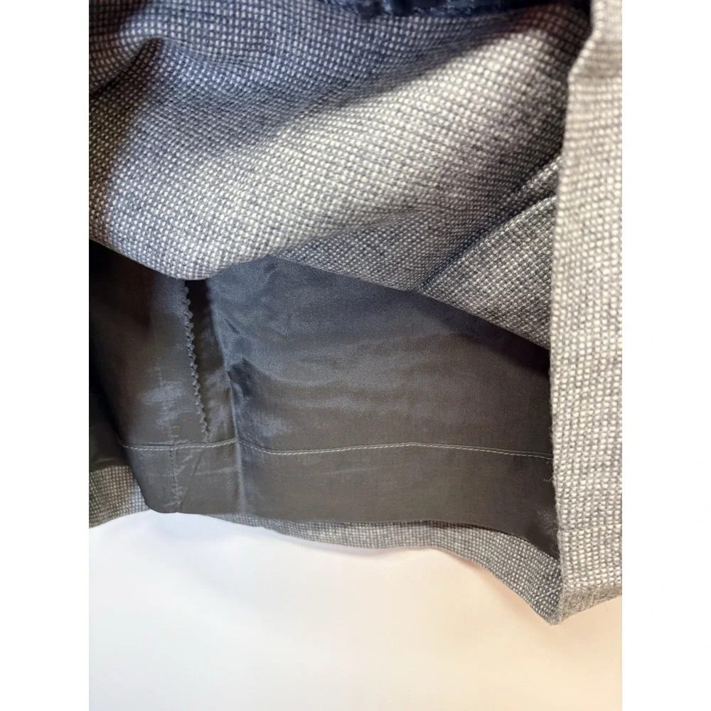 Vintage Pendleton Women's Grey 100% Virgin Wool A-Line Skirt‎ Size 8
